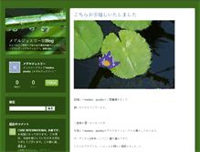Tablet Screenshot of mederu-jewelry.weblogs.jp