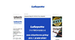 Desktop Screenshot of lafayette.weblogs.jp