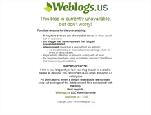 Tablet Screenshot of blogdiss.weblogs.us